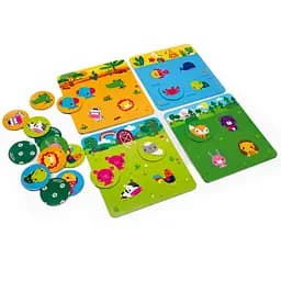 Гра настільна "Fisher Price. Лото. Вивчаємо тварин" VT2910-01, 4 гральні поля - мініатюра 3