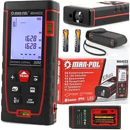 Дальномер лазерная рулетка 50м Mar-Pol M04022