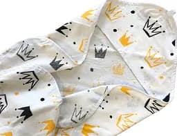 Байковое полотенце Moontime "Короны"