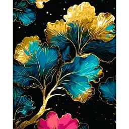 Картина по номерам Santi Золотые лепестки 40х50 см (955284)