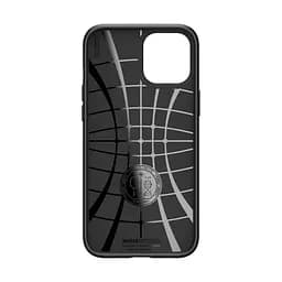 Чехол Spigen Liquid Air для iPhone 12 Pro/12 Matte Black (ACS01701) + защитное стекло - мініатюра 8