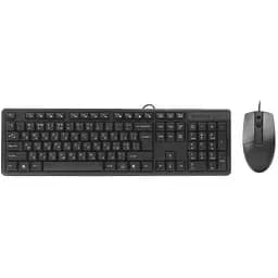 Комплект (клавиатура, мышка) A4-Tech KK-3330 Black USB
