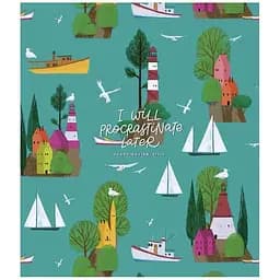 Тетрадь общая I will procrastinate later Школярик 036-3200L-5 в линию 36 листов