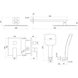 Душова система Globus Lux GLM-205-BB-Smart - мініатюра 2