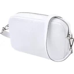 Сумка крос-боді Shvigel 22840 з натуральної шкіри 21х13.5х5 см Біла