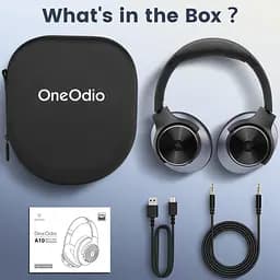 Гарнітура OneOdio A10, Bluetooth+3,5мм Black - мініатюра 3