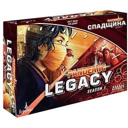 Настольная игра Ігромаг Пандемия Наследие: Сезон 1 (Красная коробка) (Pandemic Legacy: Season 1) (укр.) (7692)