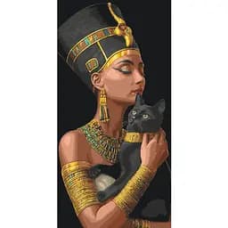 Набір для розпису ArtCraft Таємниця Клеопатри з металізованими фарбами 40 x 80 см (10186-AC)