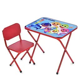 Детский столик складной со стульчиком M 5960-3 красный