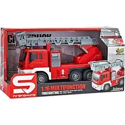 Пожарная машина Cars S с разбрызгивателем воды и стремянкой 1:16 (CJ-2180230)
