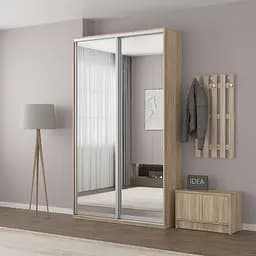 Шафа-купе Idea серія 5 140 x 45 x 210 см Дуб сонома Дзеркало