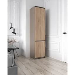 Пенал с полками Moreli T-217 500x2117x498 мм Капучино/Дуб сонома (mo-t217-capuch-sonoma)