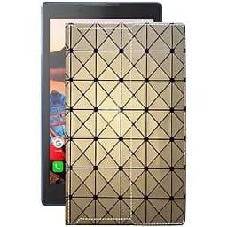 Чехол StatusCASE из экокожи для планшета Lenovo Tab 3 TB3-730X Золотой ромб