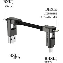 Кабель Rolling Square inCharge 6 сірий (SIX01R) - мініатюра 5