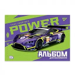 Зошит для малювання А4 Yes Sport car 12 аркушів 8 шт. (130602)
