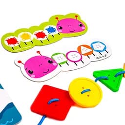 Гра-шнурівка "Fisher-Price. Maxi гудзики" Vladi Toys VT2905-22 Укр - мініатюра 4