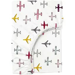 Простирадло Cosas на резинці 90х200 airplane color, білий (AirplaneColor_90x200x20)