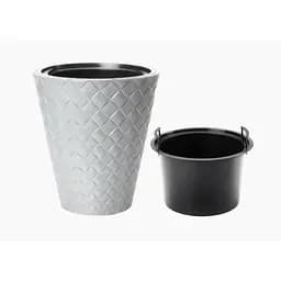 Горщик для квітів Form-Plastic Makata-40 32 л сірий (2820-055)