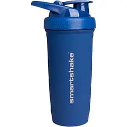 Шейкер спортивний Smart Shake Reforce Stainless Steel Navy Blue 900 мл