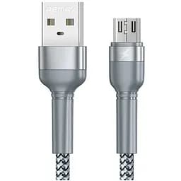 Кабель Remax Jany Series USB - micro USB, 1m Silver (RC-124m)