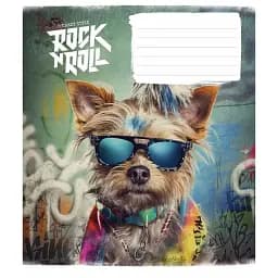 Зошит учнівський Школярик Rock star 012-3277K-2 в клітинку 12 аркушів