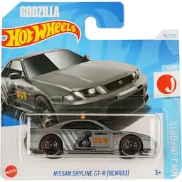 Базова машинка Hot Wheels HW J-Imports Nissan Skyline GT-R (BCNR33) срібляста (5785) 