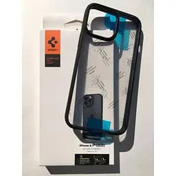 Оригінальний протиударний чохол Spigen Ultra Hybrid для iPhone 13 Pro Max (6.7") Matte Black (ACS03205) - мініатюра 2
