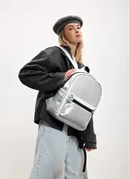 Жіночий рюкзак Sambag Talary срібло 35 х 25 х 12 см (35312003)