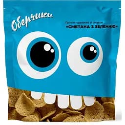 Грінки Оберчики пшеничні зі смаком Сметана з зеленню 50 г