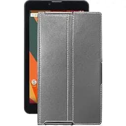 Чохол StatusCASE з екошкіри для планшету Bravis NB754 Сірий