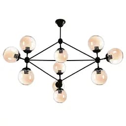 Люстра молекула Brille E27 60W BK (BL-323S/10)