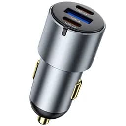 АЗП WIWU CC032 Nano Pro PD60W+QC3.0 1USB-A/2C Gray - мініатюра 4