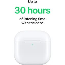 Навушники Apple AirPods 4 (MXP63ZE/A) - мініатюра 6