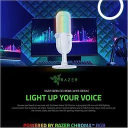 Мікрофон Razer Seiren V3 Chroma Quartz (RZ19-05060300-R3M1) - мініатюра 7