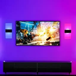 вітлодіодний настінний світильник VOMI RGB на батарейках - мініатюра 5
