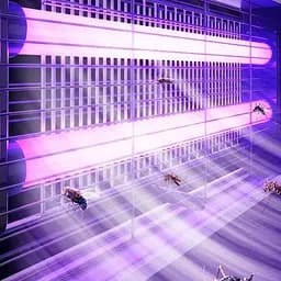 Лампа антимоскітна Led 12W Insect Killer, електроловушка для мух і комарів - мініатюра 6