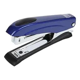 Степлер металлический Металлик, до 12 листов, скобы №10, синий