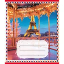 Зошит учнівський "Листівка" Leader 024-560268L-4 в лінію, 24 аркуші