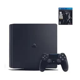 Консоль Sony PlayStation 4 SLIM 500GB Black обслугована + Геймпад бездротовий DualShock 4 + The Last of Us: Remastered + гарантія б/в