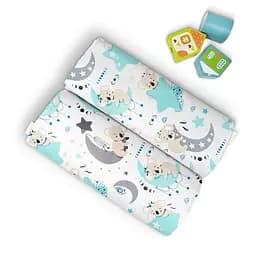 Пелюшки фланелеві Cosas Koala & Stars 80х100 см, м'ятні - мініатюра 3