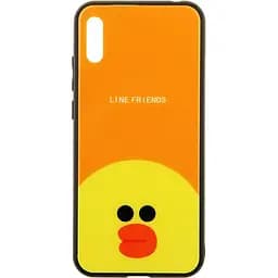 Чохол-накладка Toto Cartoon Print Glass Case HuAwei Y6 2019 Line friends Sally