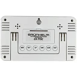 Годинник настільний Grunhelm LED CX-715C 3V 2х1.5V (131066) - мініатюра 7