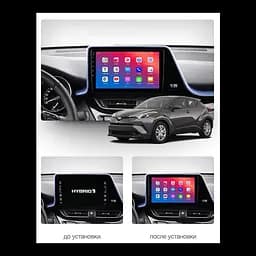 Штатний головний пристрій EasyGo TOY907-F50 9 Toyota C-HR 2016-2018 - мініатюра 2