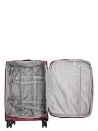 Валіза Середня (M) тканинна Airtex Worldline Tirana 608 на 4 колесах 65x41x23см 69л Бордовий - мініатюра 9