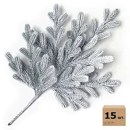 Гілки хвойні штучні Hvoya Traditional засніжені 60 см 15 шт.