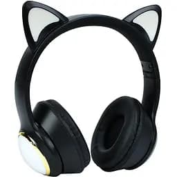 Наушники AKZ65, Bluetooth с ушками, до 10 метров, FM-радио, TF-слот, 32 Ом, 20 Гц – 20 кГц, черные