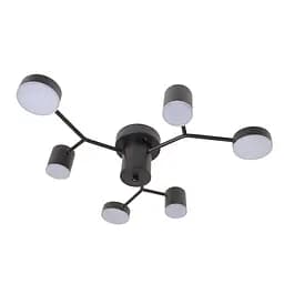 Люстра потолочная Brille в спальню LED 42W WW+NW+CW BK (BR-01 634C/6)