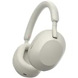 Навушники бездротові Sony WH-1000XM5 повнорозмірні (WH1000XM5S.CE7) сріблясті - мініатюра 4