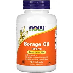 Масло огуречника Now Foods Borage Oil 120 капсул