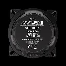 Коаксіальна автоакустика Alpine SXE-1025S [55198] - мініатюра 4